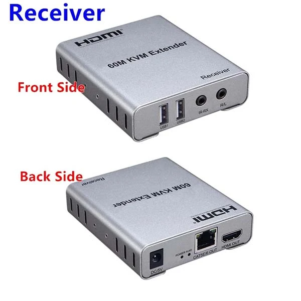 اکستندر 60 متری HDMI KVM با خروجی صدا