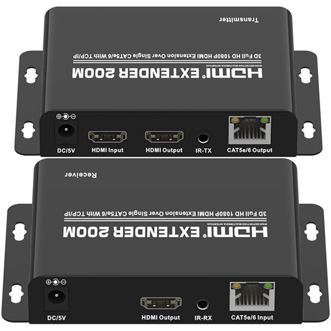 اکستندر HDMI تا 200 متر روی شبکه و تحت IP تی سی تی